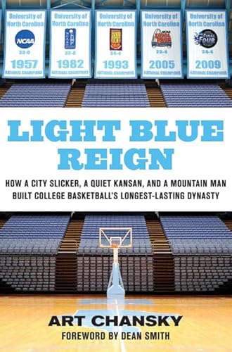 Stock image for Light Blue Reign: How a City Slicker, a Quiet Kansan, and a Mountain Man Built College Basketball's Longest-Lasting Dynasty for sale by Your Online Bookstore