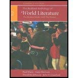 Beispielbild fr The Bedford Anthology of World Literature, Volume 2 - Compact edition: The Modern World, 1650-The Present. Instructor's Exam Copy zum Verkauf von Smith Family Bookstore Downtown