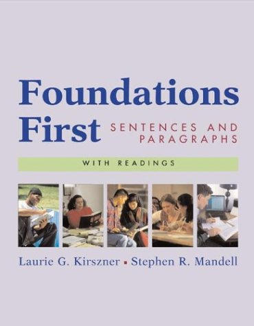 9780312390761: Foundations First: Sentence to Paragraph With Readings