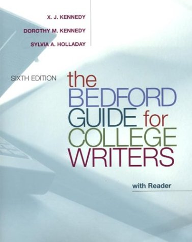 Beispielbild fr The Bedford Guide for College Writers with Reader : Research Manual zum Verkauf von Better World Books