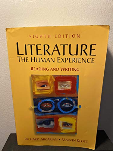 Imagen de archivo de Literature: The Human Experience, 8th a la venta por a2zbooks
