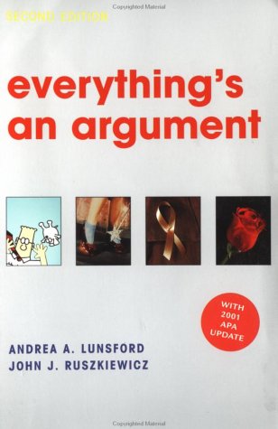 Beispielbild fr Everything's an Argument : 2001 APA Update zum Verkauf von Better World Books