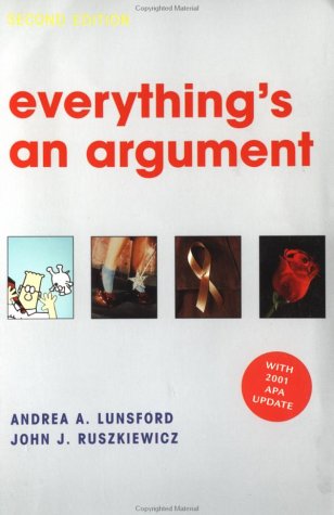 Stock image for Everything's an Argument: With 2001 APA Update for sale by Books From California