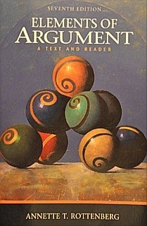 Beispielbild fr Elements of Argument : A Text and Reader zum Verkauf von Robinson Street Books, IOBA