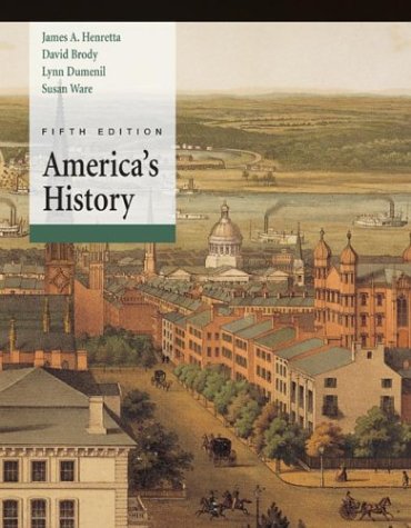 Beispielbild fr America's History zum Verkauf von HPB-Red