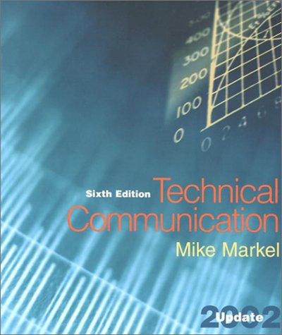 Imagen de archivo de Technical Communication: Update 2002 a la venta por BookHolders