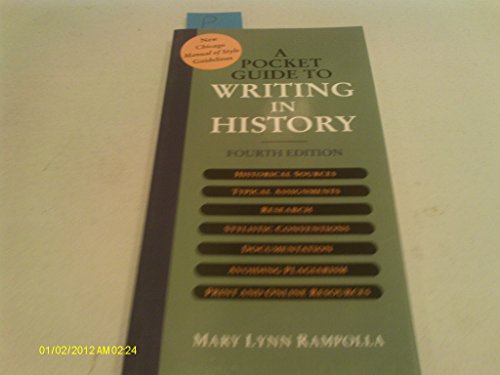 Imagen de archivo de A Pocket Guide to Writing in History a la venta por Your Online Bookstore