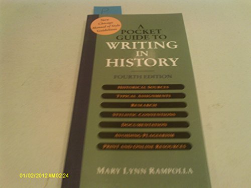 

A Pocket Guide to Writing in History