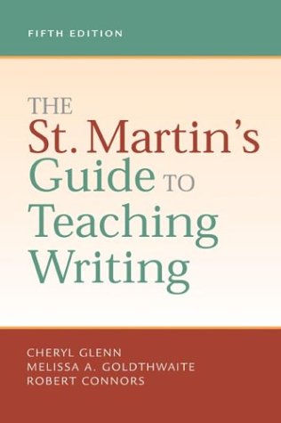 Stock image for St. Martins Guide to Teaching Writing, 5th Edition for sale by a2zbooks