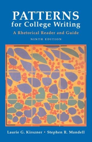 Beispielbild fr Patterns for College Writing: A Rhetorical Reader and Guide zum Verkauf von Once Upon A Time Books