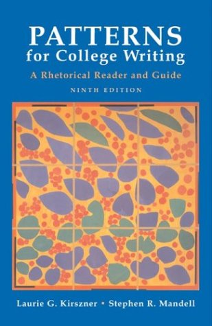 Stock image for Patterns for College Writing: A Rhetorical Reader and Guide for sale by Campbell Bookstore