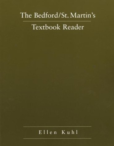 Stock image for The Bedford/St. Martin's Textbook Reader for sale by BookHolders