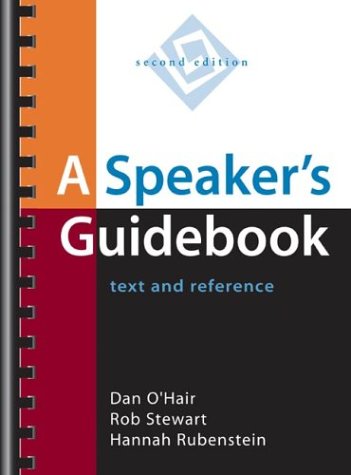 Beispielbild fr A Speaker's Guidebook: Text and Reference zum Verkauf von Wonder Book