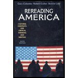 Imagen de archivo de Rereading America: Cultural Contexts for Critical Thinking and Writing a la venta por Pella Books