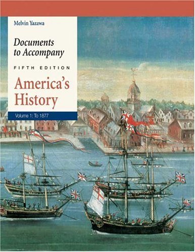 Stock image for Documents to Accompany America's History, Volume 1: To 1877 for sale by BooksRun