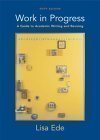 Beispielbild fr Work in Progress: A Guide to Academic Writing and Revising zum Verkauf von ThriftBooks-Dallas