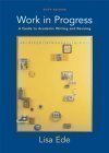 9780312406509: Work in Progress: A Guide to Academic Writing and Revising