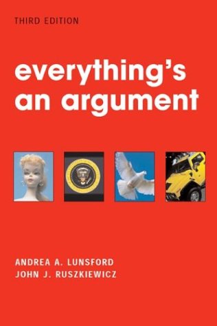 Beispielbild fr Everything's an Argument zum Verkauf von SecondSale