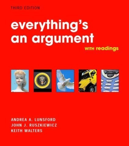 9780312407247: Everything's An Argument With Readings