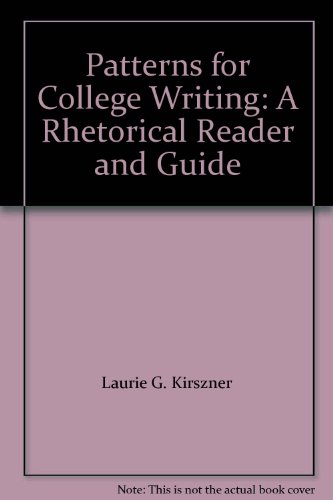 Stock image for Patterns for College Writing: A Rhetorical Reader and Guide for sale by ThriftBooks-Dallas