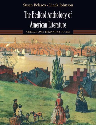 Stock image for The Bedford Anthology of American Literature Vol. 1 : Beginnings to the Civil War for sale by Better World Books