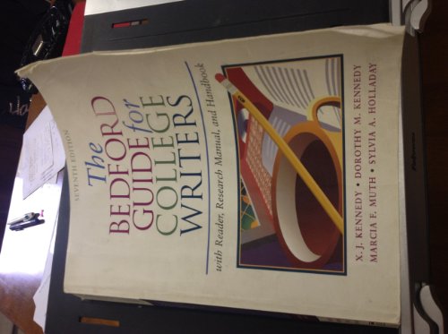 Beispielbild fr The Bedford Guide for College Writers with Reader, Research Manual, and Handbook zum Verkauf von More Than Words