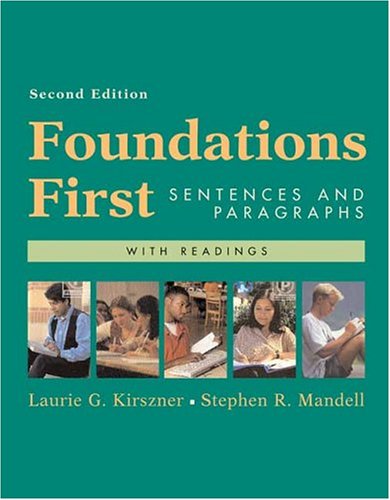 9780312413378: Foundations First with Readings: Sentences and Paragraphs