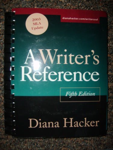 A Writer's Reference Fifth Edition (2003 MLA Update)