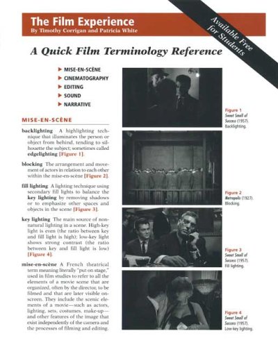 Beispielbild fr A Quick Film Terminology Reference Card zum Verkauf von Better World Books