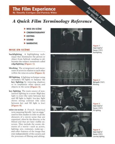 Stock image for A Quick Film Terminology Reference Card for sale by Bookmans