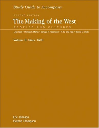 Imagen de archivo de Study Guide for the Making of the West, Volume 2 a la venta por ThriftBooks-Atlanta