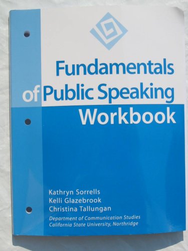 9780312418649: Fundamentals of Public Speaking Workbook (COMS 151/L)