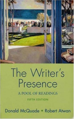 Imagen de archivo de The Writers Presence: A Pool Of Readings a la venta por Hawking Books