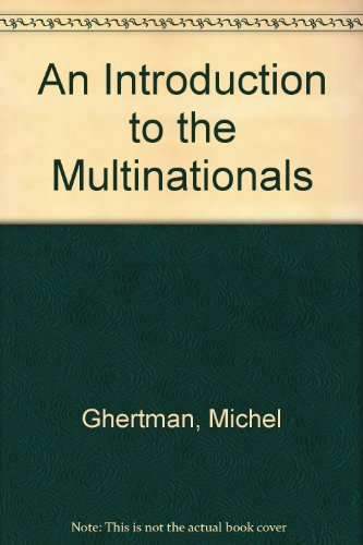 Beispielbild fr An Introduction to the Multinationals zum Verkauf von Ergodebooks