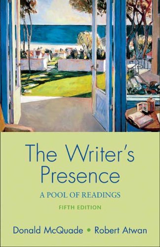 Beispielbild fr The Writer's Presence : A Pool of Readings zum Verkauf von Better World Books