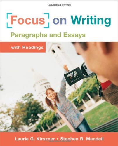 focus on writing paragraphs and essays pages 180