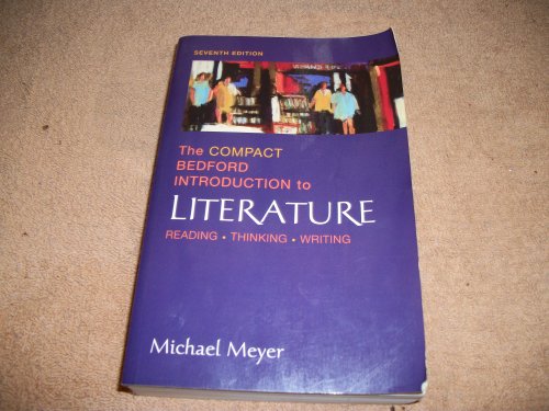 Stock image for The Compact Bedford Introduction To Literature: Reading, Thinking, Writing for sale by SecondSale