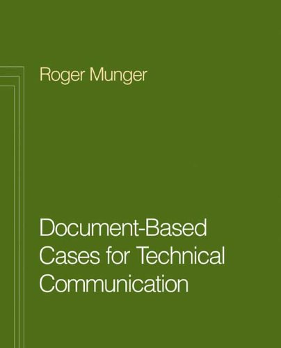 Stock image for Document Based Cases for Technical Communication for sale by Goodwill Books