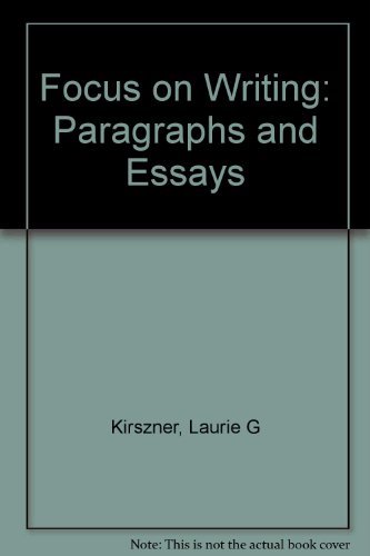 9780312440886: Title: Focus On Writing Paragraphs And Essays Instructors