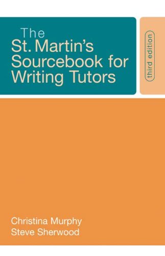 9780312442262: The St. Martin's Sourcebook for Writing Tutors