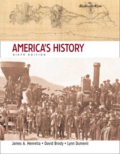 America's History, Combined Edition (9780312443504) by Henretta, James A.; Brody, David; Dumenil, Lynn
