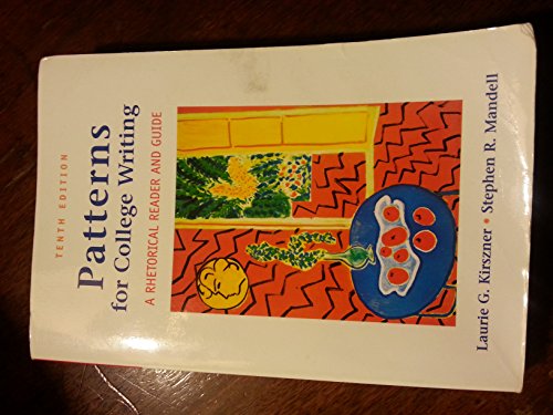 Imagen de archivo de Patterns for College Writing : A Rhetorical Reader and Guide a la venta por Better World Books