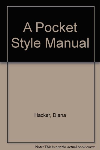 Pocket Style Manual 4e & paperback dictionary (9780312446307) by Hacker, Diana