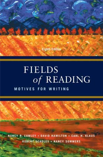 Stock image for Fields of Reading: Motives for Writing for sale by Discover Books