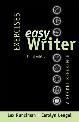 Stock image for Ex Easy Writer 3e for sale by ThriftBooks-Atlanta