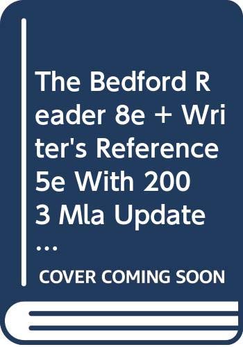 9780312449339: The Bedford Reader 8e + Writer's Reference 5e With 2003 Mla Update + Cd-rom an Electronic Writer's Reference 5.0