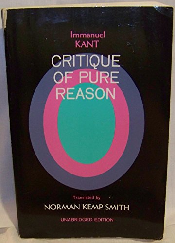 Stock image for Immanuel Kant's Critique of Pure Reason for sale by HPB-Emerald