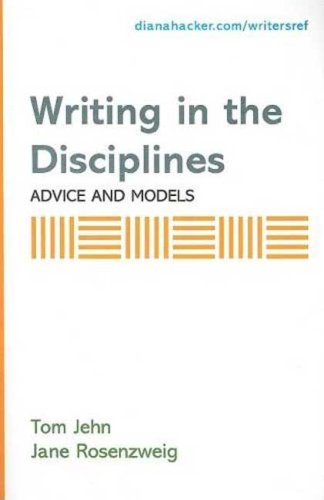 Imagen de archivo de Writing in the Disciplines: Advice and Models a la venta por ThriftBooks-Dallas