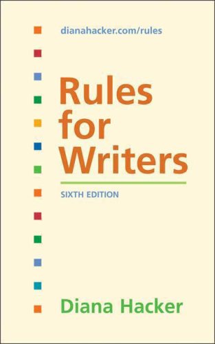 9780312452766: Rules for Writers