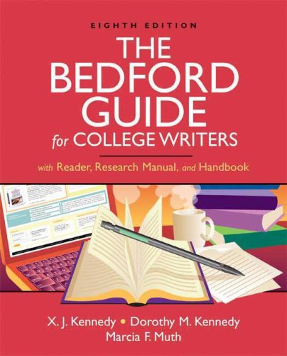 Beispielbild fr The Bedford Guide for College Writers: With Reader, Research Manual, and Handbook zum Verkauf von Wonder Book